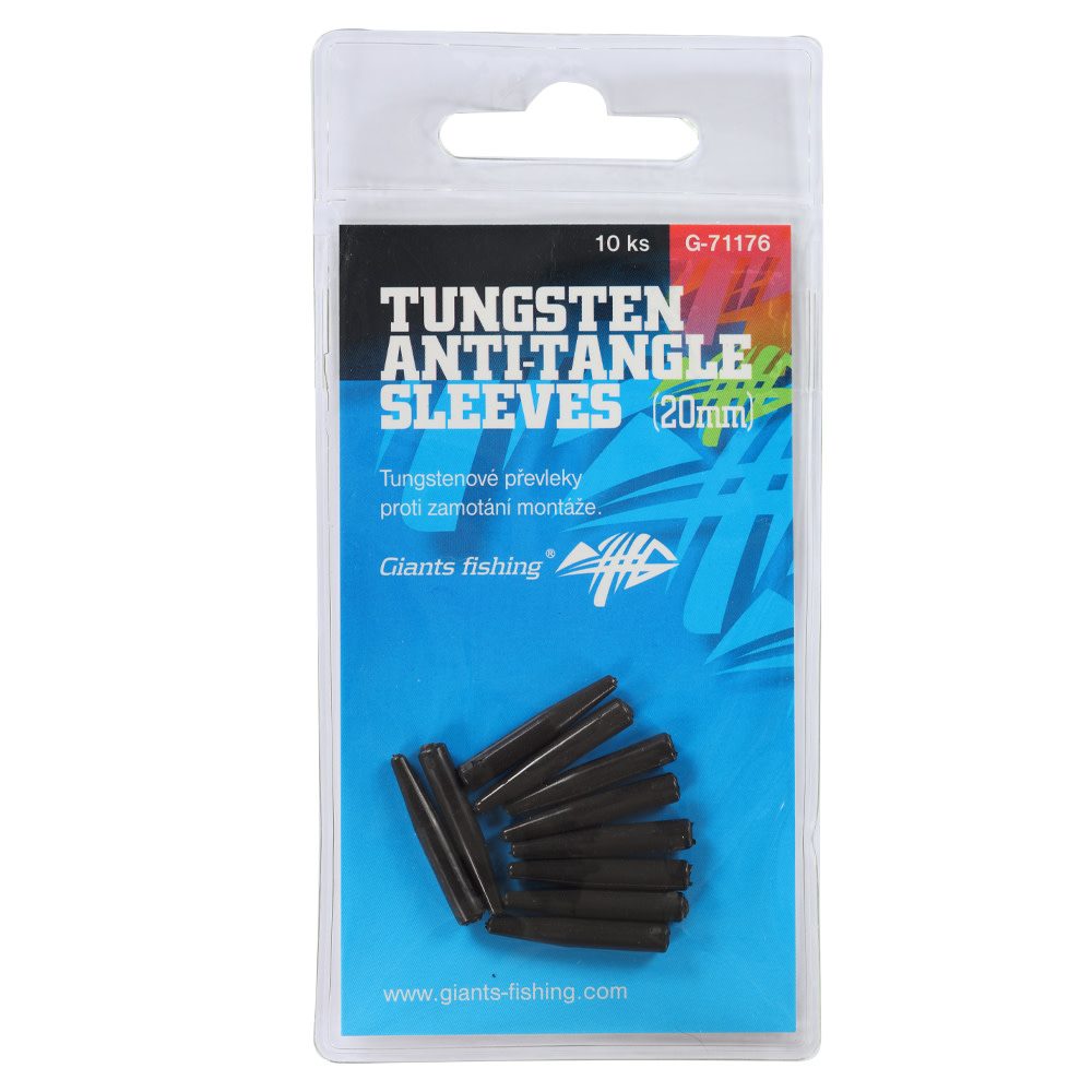 Fotografie Giants Fishing Převleky proti zamotání Tungsten Anti-Tangle Sleeves 20mm 10ks