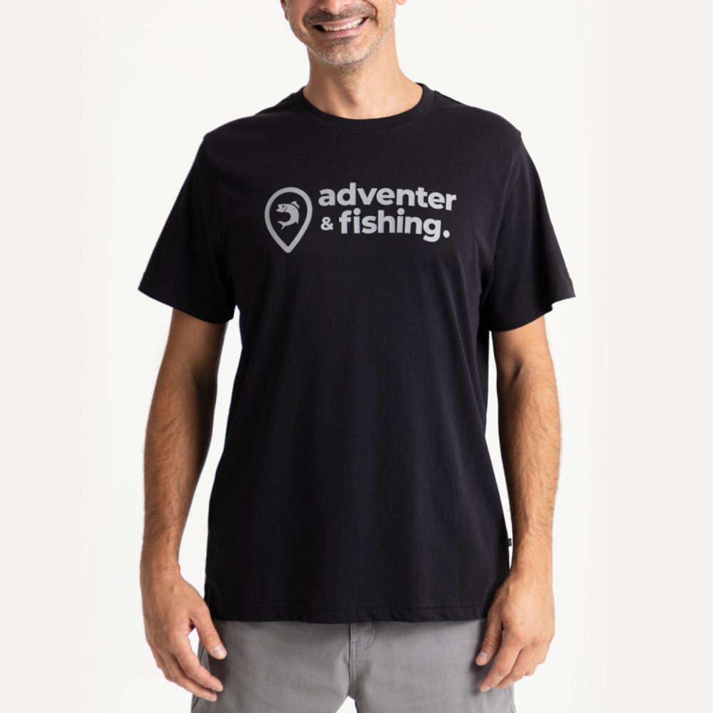 Adventer & fishing Tričko krátký rukáv Black - XL