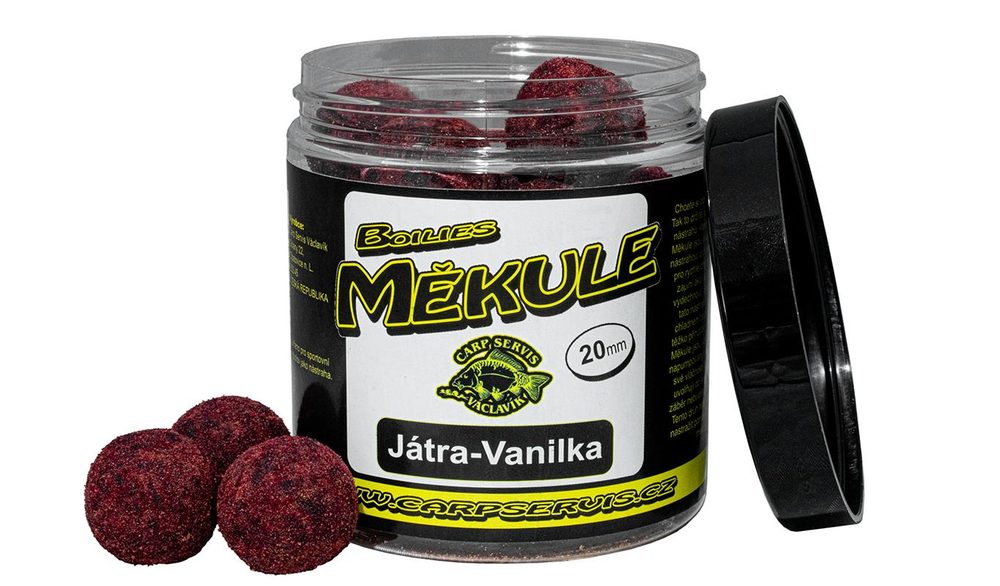 Carp Servis Václavík Boilies Měkule Játra-Vanilka 140g - 20mm