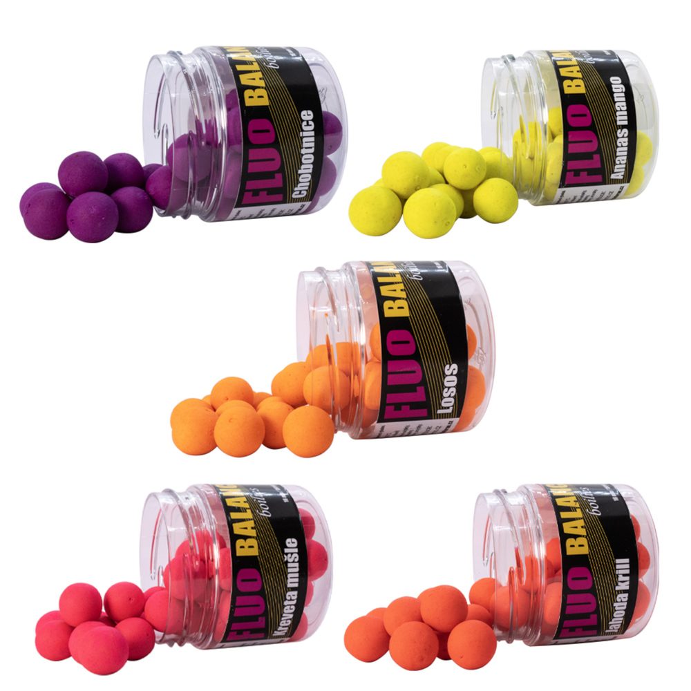 Carp Inferno Balanced Boilie Fluo 150ml 16mm - Chobotnice