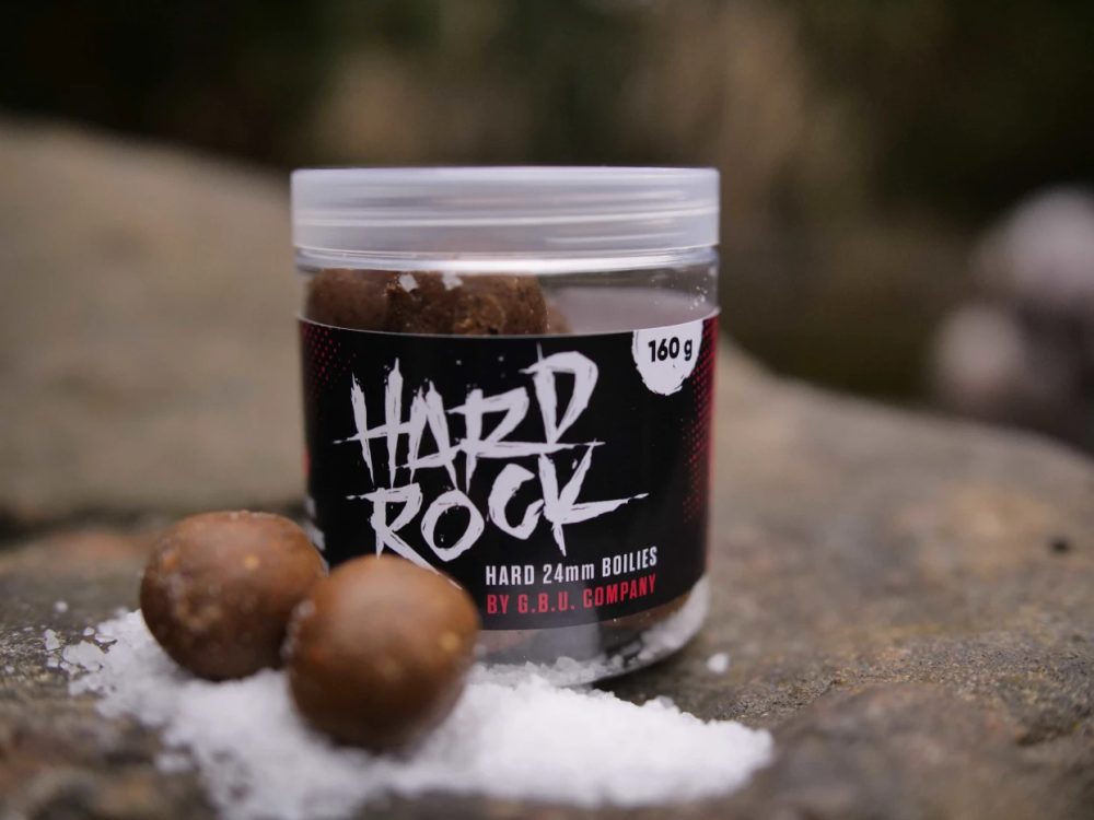 E-shop G.B.U. Tvrzené boilies v mořské soli Hard Rock 24mm 160g - LIVERO,G.B.U. Tvrzené boilies v mořské soli Hard Rock 24mm 160g - LIVERO