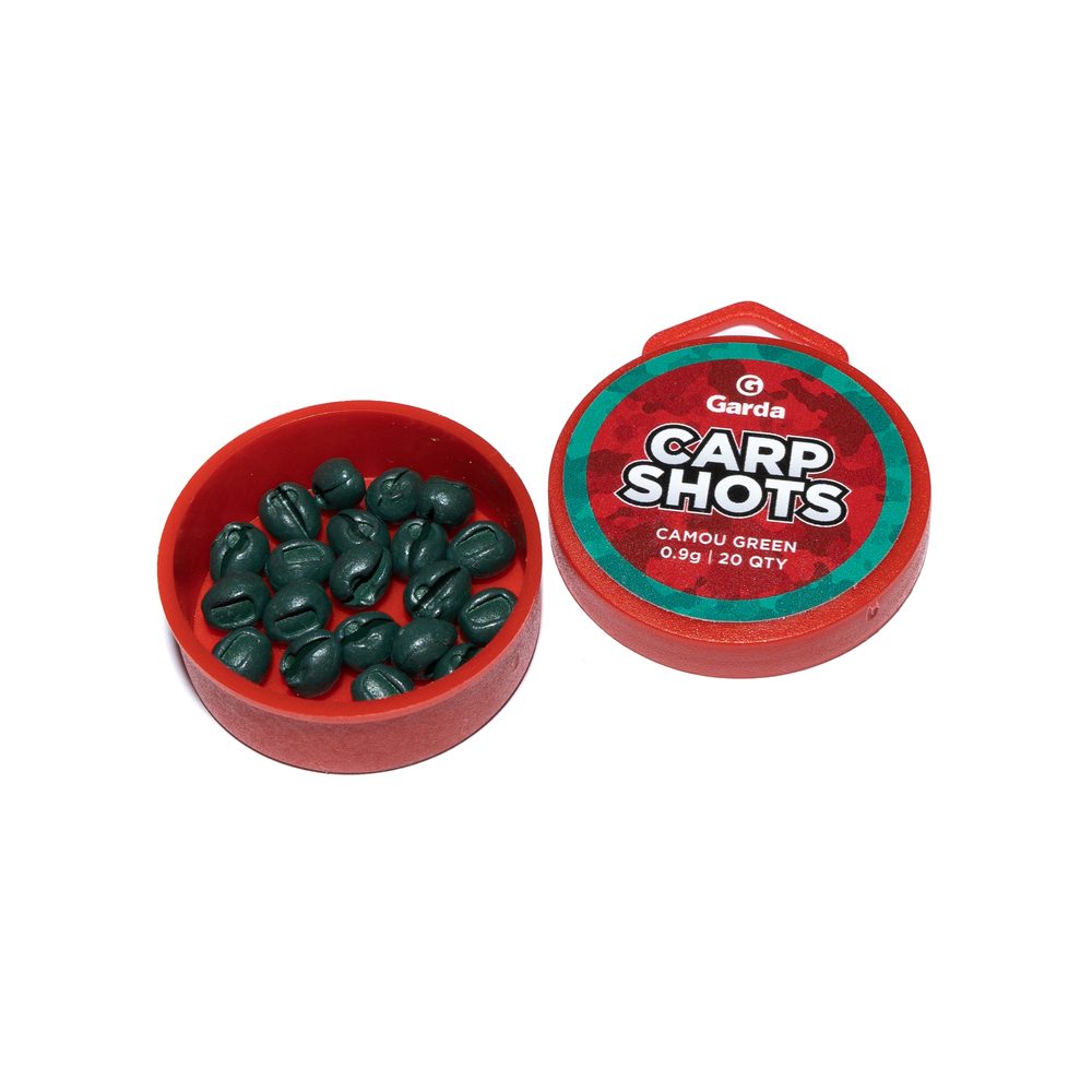 E-shop Garda Bročky Carp Shots Camou Green - 0,9g 20ks,Garda Bročky Carp Shots Camou Green - 0,9g 20ks