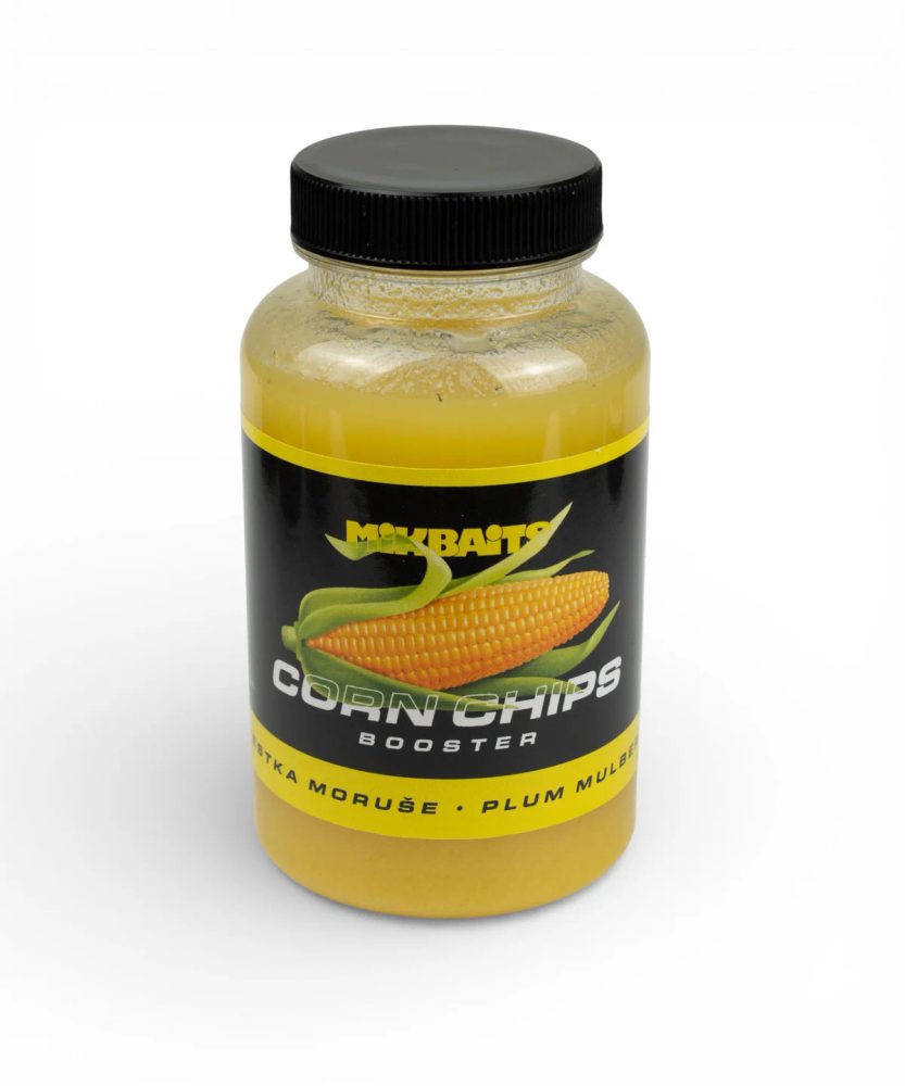 E-shop Mikbaits Booster Corn Chips 250ml - Švestka Moruše,Mikbaits Booster Corn Chips 250ml - Švestka Moruše