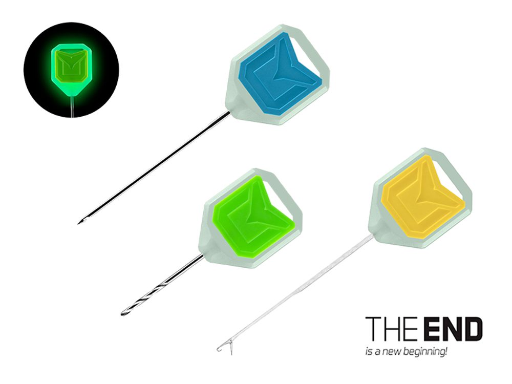 E-shop Delphin Fluo set jehel a vrtáku T-END Grip 3XF,Delphin Fluo set jehel a vrtáku T-END Grip 3XF