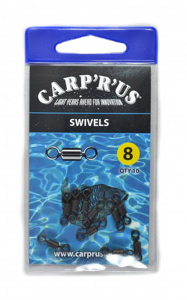 E-shop Carp ´R´ Us Obratlík Swivel vel.8 10ks,Carp ´R´ Us Obratlík Swivel vel.8 10ks