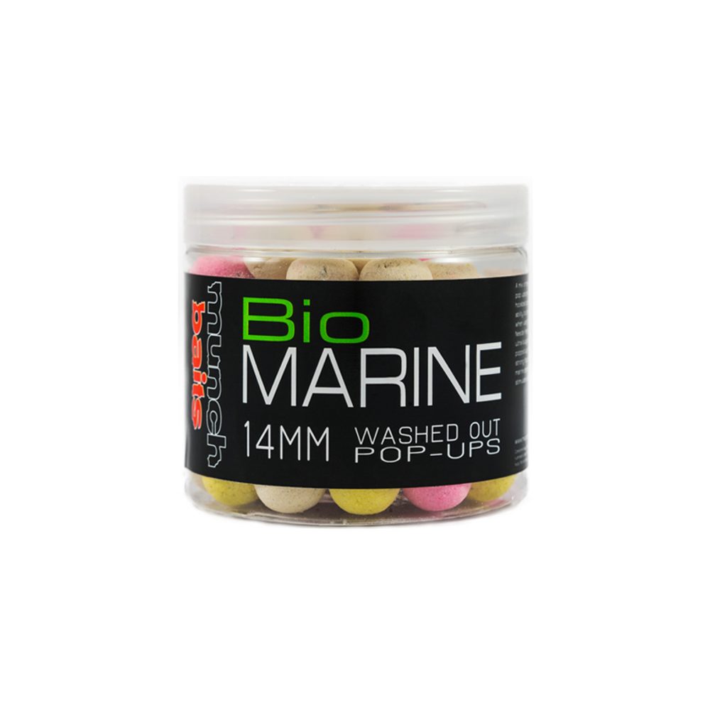 E-shop Munch Baits Plovoucí boilie Washed Out Pop-Ups Bio Marine 100g - 18mm