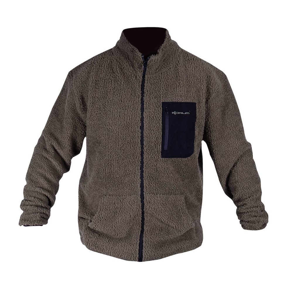 Korum Bunda Sherpa Zip Up Fleeces - XXXL