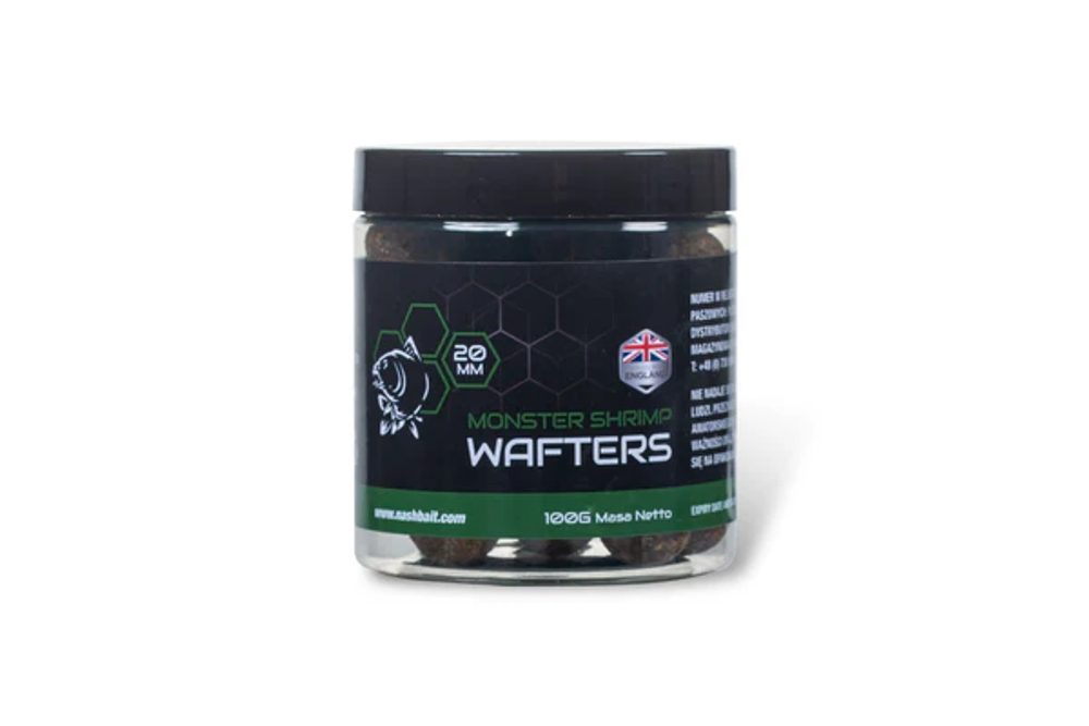 E-shop Nash Vyvážené Boilie Wafters Monster Shrimp - 12mm,Nash Vyvážené Boilie Wafters Monster Shrimp - 12mm