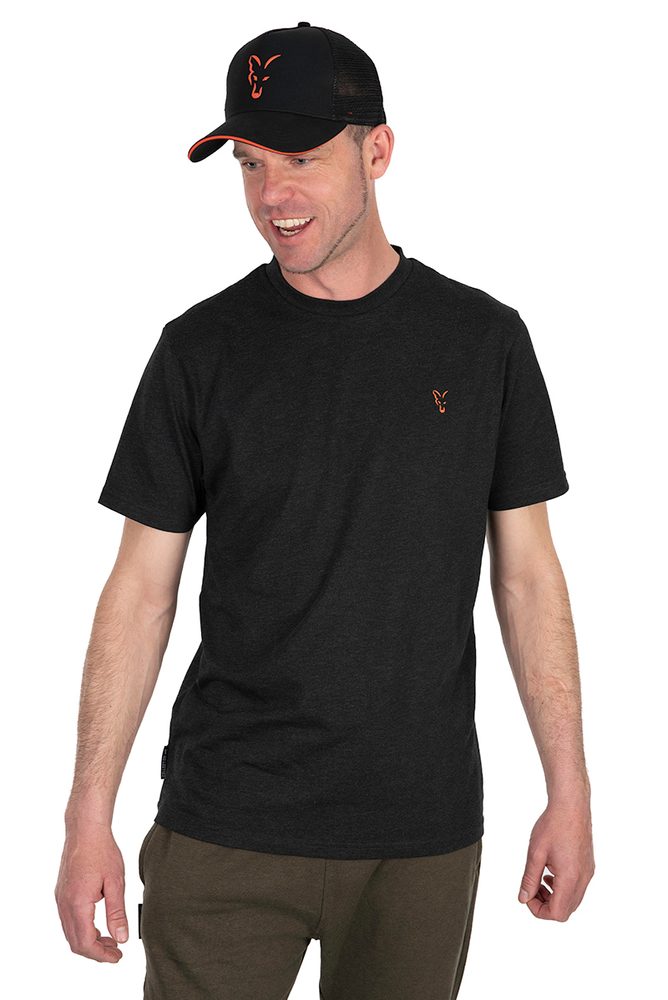E-shop Fox Tričko Collection T Black & Orange,Fox Tričko Collection T Black & Orange