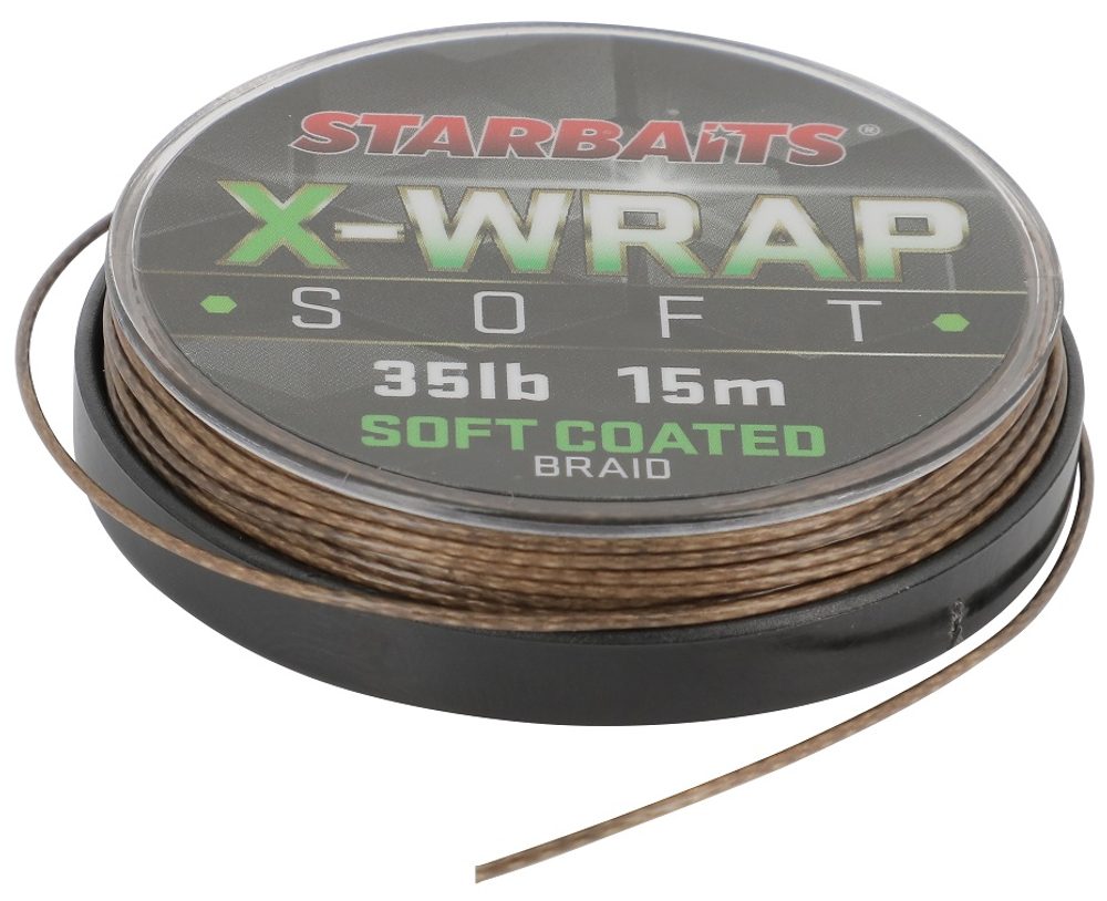 Starbaits Šňůra X Wrap Soft Coated 15m - 25lb