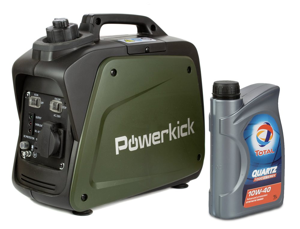 Fotografie Powerkick Elektrocentrála Generator 800 +1l oleje Zdarma!