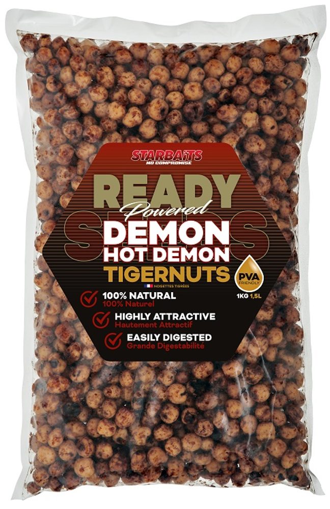 Fotografie Starbaits Partikl Ready Seeds 1kg - Hot Demon Tigernuts
