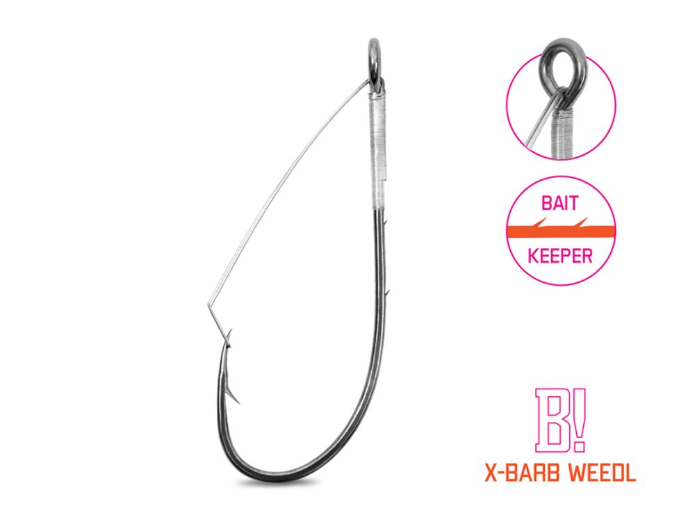 E-shop Delphin Háček na čeburašku B! X-Barb Weedl 8ks - 3/0,Delphin Háček na čeburašku B! X-Barb Weedl 8ks - 3/0