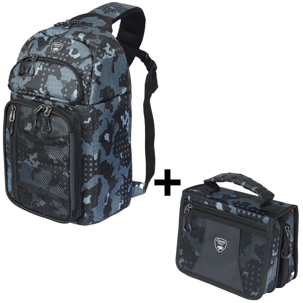 Giants fishing Akční set Vláčecí batoh Spinning Sling Bag + vláčecí taška Compact,Giants fishing Akční set Vláčecí batoh Spinning Sling Bag + vláčecí