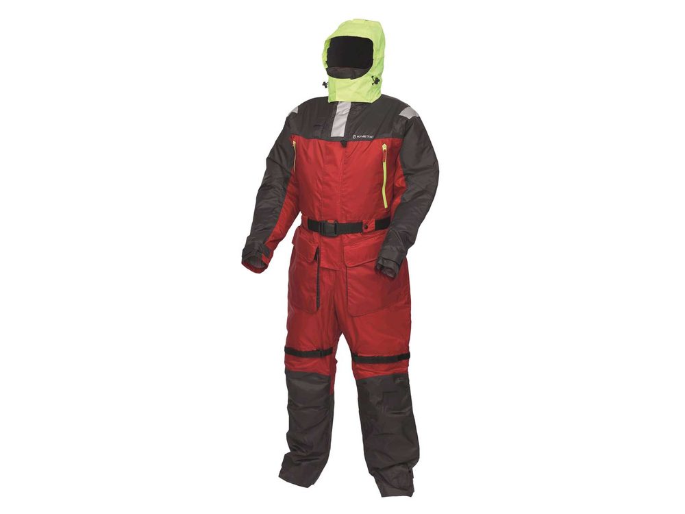 Fotografie Kinetic Plovoucí oblek Guardian Flotation Suit Red/Stormy Komplet - L