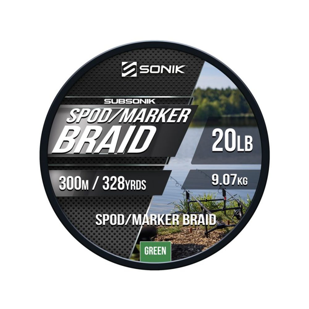 E-shop Sonik Šňůra Spod/Marker Braid 0,18mm 300m,Sonik Šňůra Spod/Marker Braid 0,18mm 300m