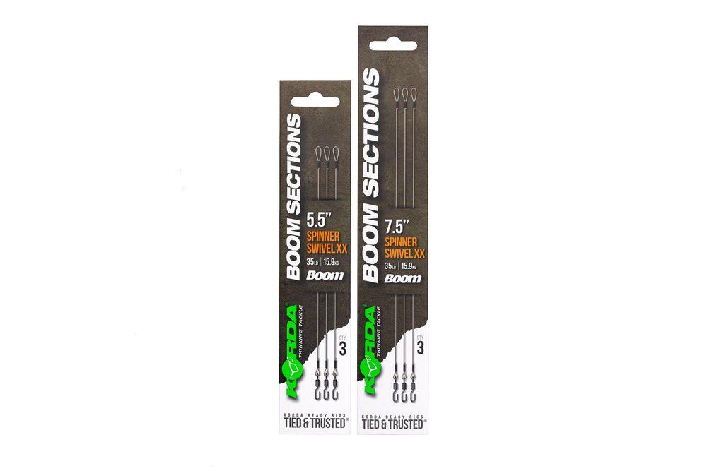E-shop Korda Návazec Booms Spinner Swivel XX 3ks - 5,5in 35lb/15,9kg,Korda Návazec Booms Spinner Swivel XX 3ks - 5,5in 35lb/15,9kg