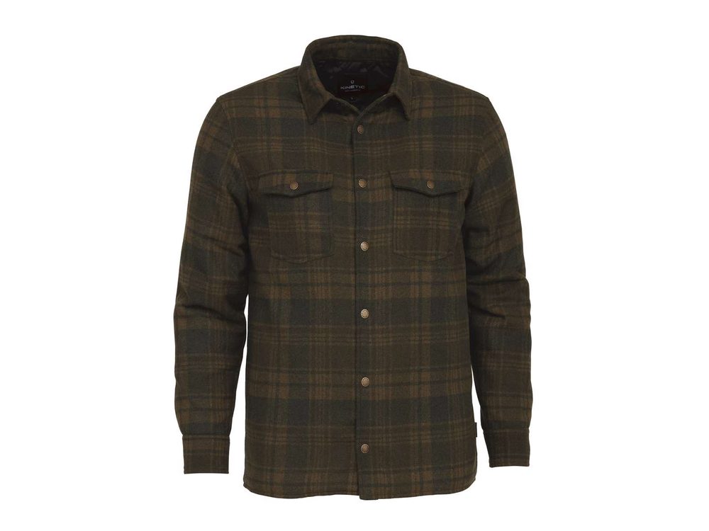 E-shop Kinetic Flanelová košile Lumber Jacket Army Green,Kinetic Flanelová košile Lumber Jacket Army Green