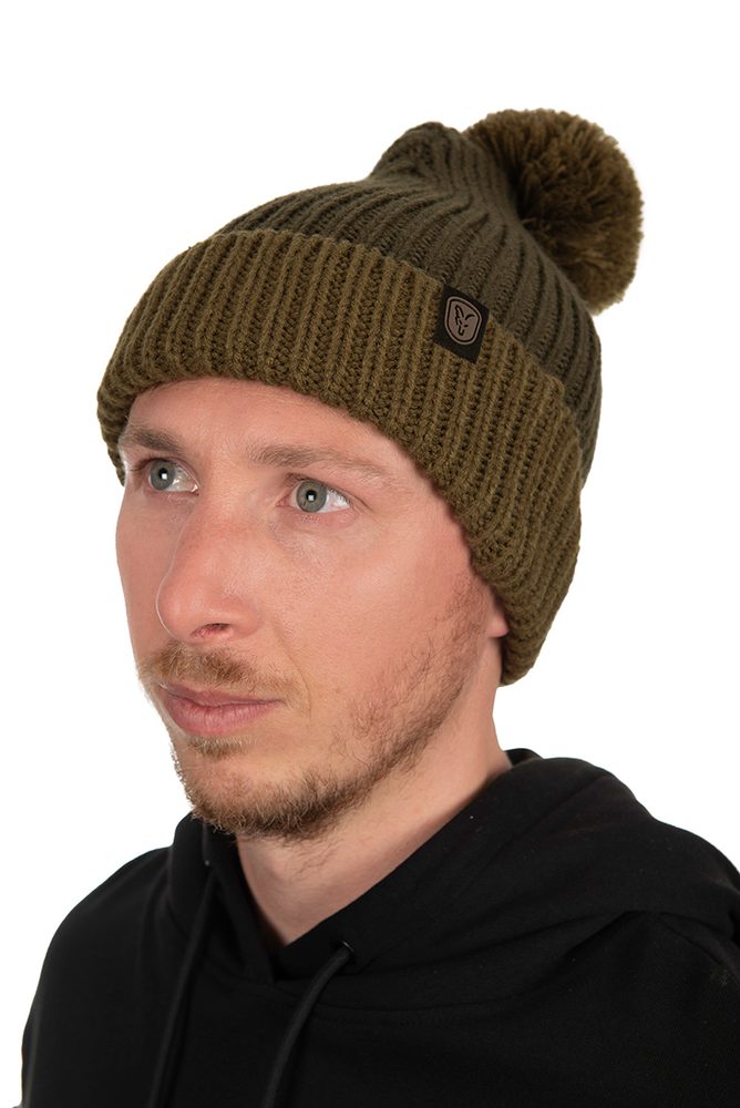 Fox Čepice Heavy Knit Bobble Hat