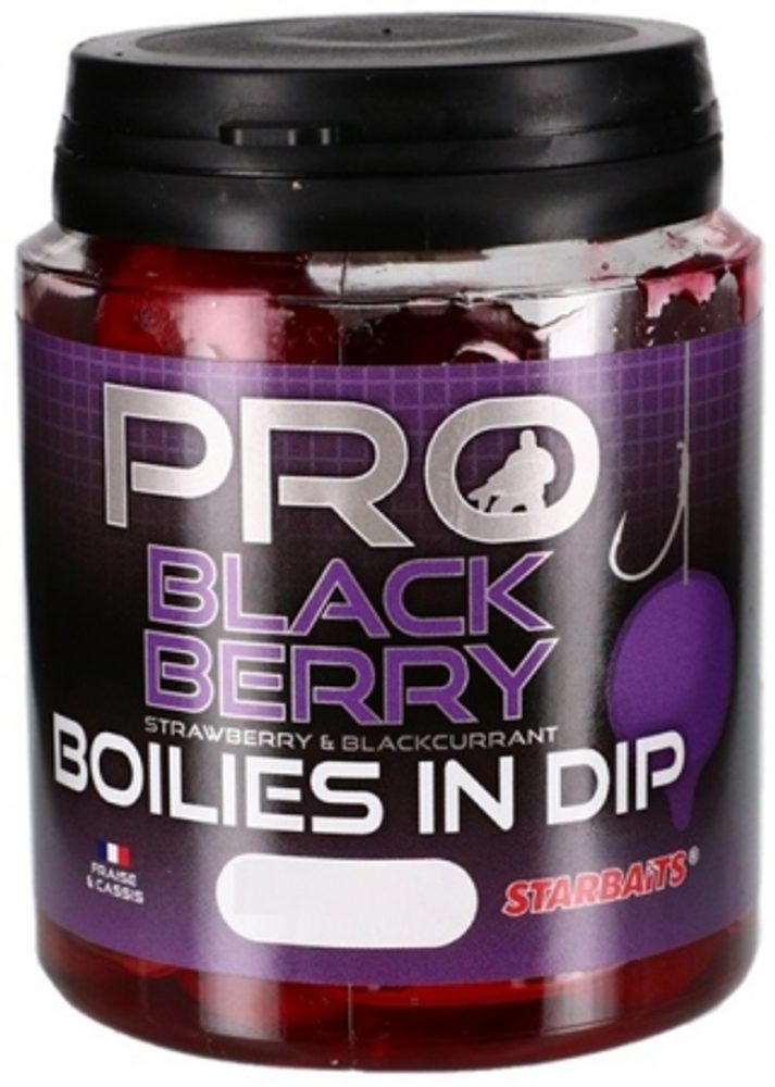 Starbaits Boilies v dipu Pro Black Berry 150g