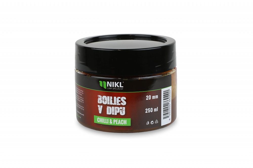 E-shop Nikl Boilies v dipu Chilli & Peach 250g - 20mm,Nikl Boilies v dipu Chilli & Peach 250g - 20mm