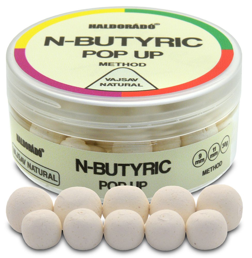 E-shop Haldorádó N-Butyric Pop Up Method 9+11mm 30g - Kyselina máselná,Haldorádó N-Butyric Pop Up Method 9+11mm 30g - Kyselina máselná