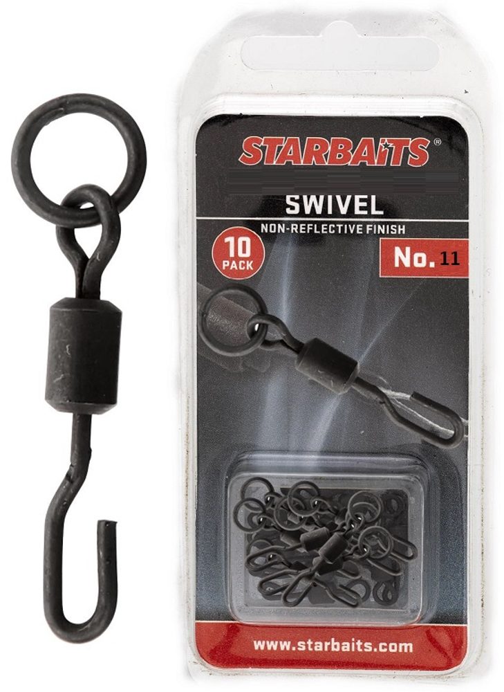 E-shop Starbaits Obratlík Spinner Swivel Ronnie 10ks - vel.11