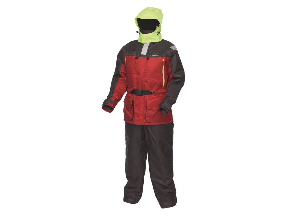 Fotografie Kinetic Plovoucí oblek Guardian dvoudílná verze Flotation Suit Red Stormy - L