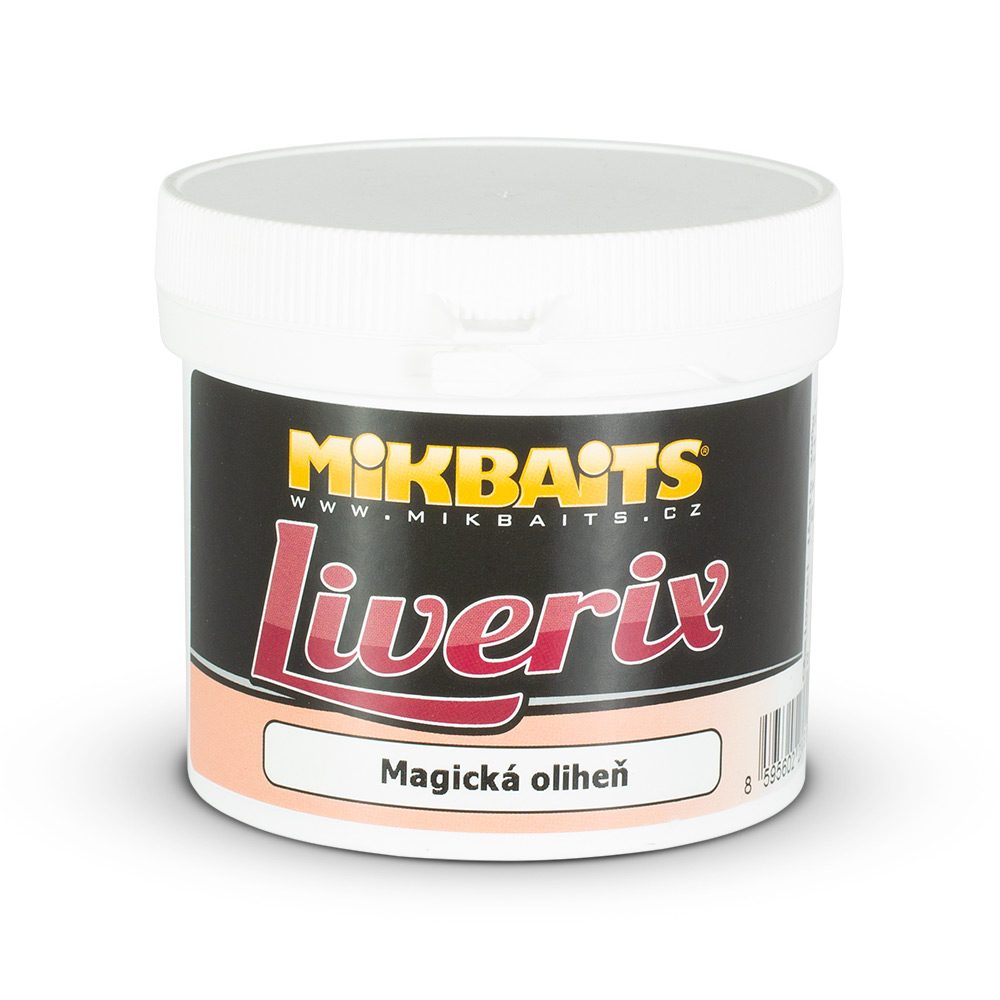 Mikbaits Těsto LiveriX 200g - Magická oliheň,Mikbaits Těsto LiveriX 200g - Magická oliheň
