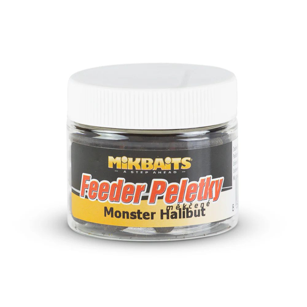 E-shop Mikbaits Měkčené feeder peletky 50ml - Monster Halibut,Mikbaits Měkčené feeder peletky 50ml - Monster Halibut