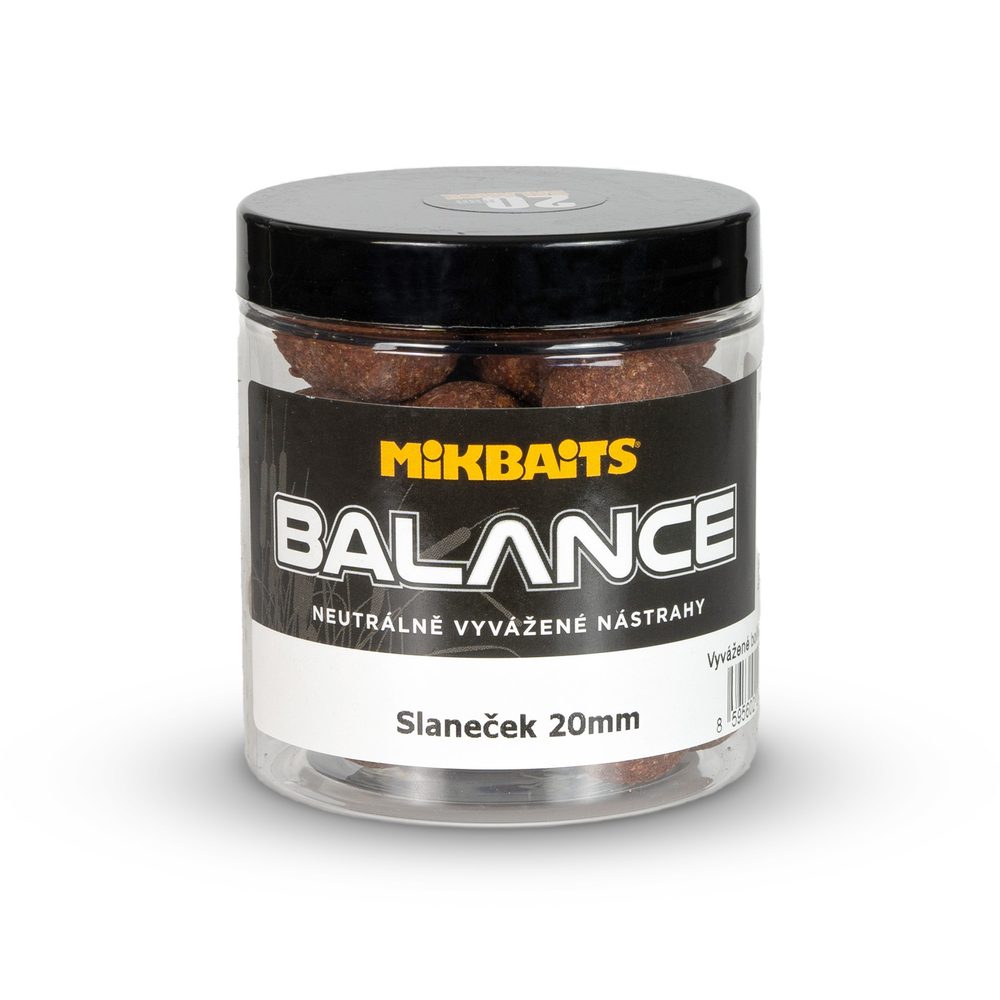 E-shop Mikbaits Boilie ManiaQ Balance Slaneček 250ml - 20mm