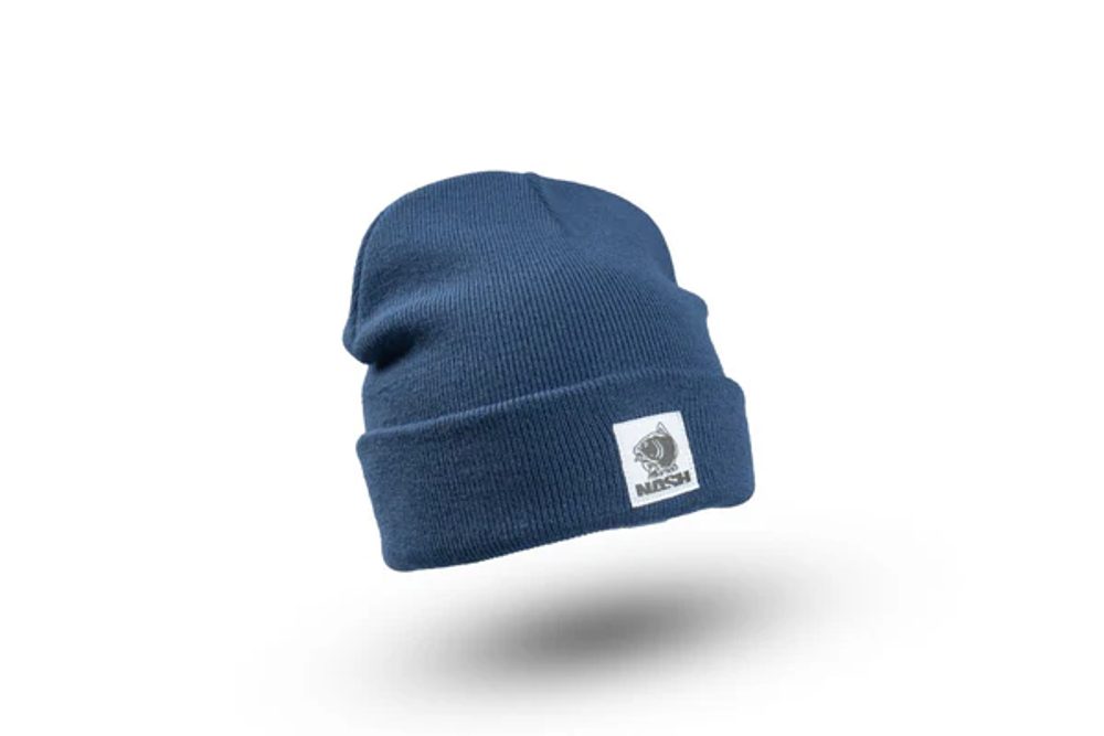 Nash Zimní čepice Make It Happen Badge Beanie Hat Navy Blue