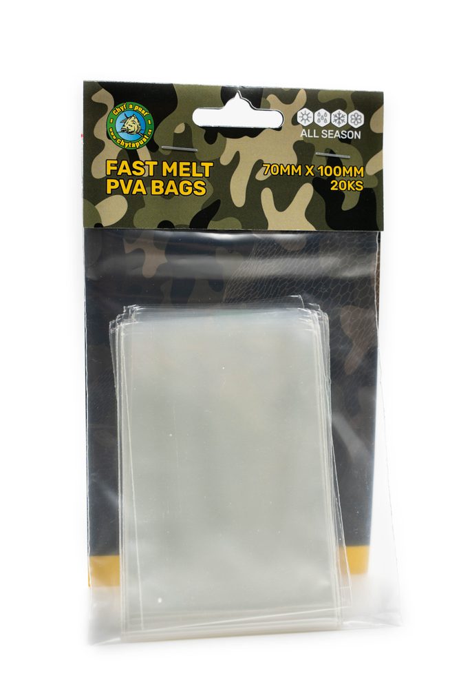 Chyť a pusť PVA Rozpustné sáčky Bags 20ks - 70mm x 200mm