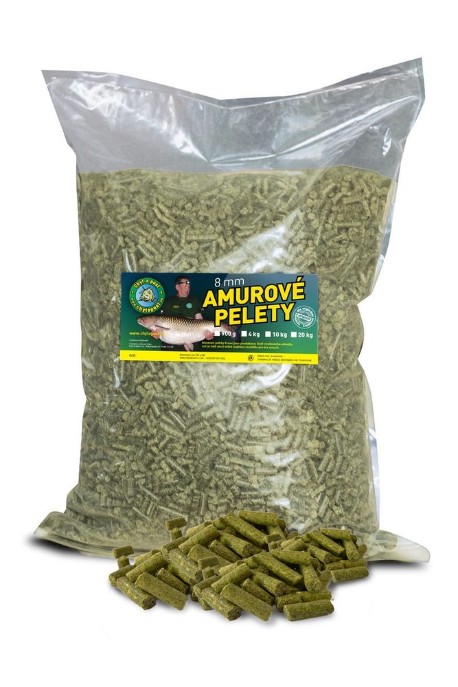 E-shop Chyť a pusť Amurové pelety 8mm 10kg,Chyť a pusť Amurové pelety 8mm 10kg