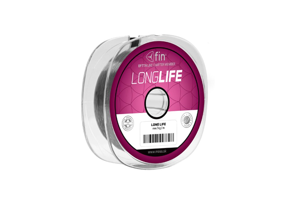 Fin Vlasec Factor Long Life Šedý - 0,28mm/14,3lbs/200m