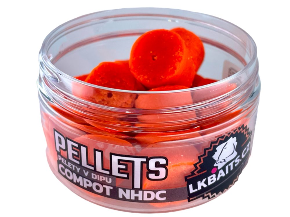 E-shop LK Baits Pelety v dipu Compot NHDC 60g - 17mm,LK Baits Pelety v dipu Compot NHDC 60g - 17mm