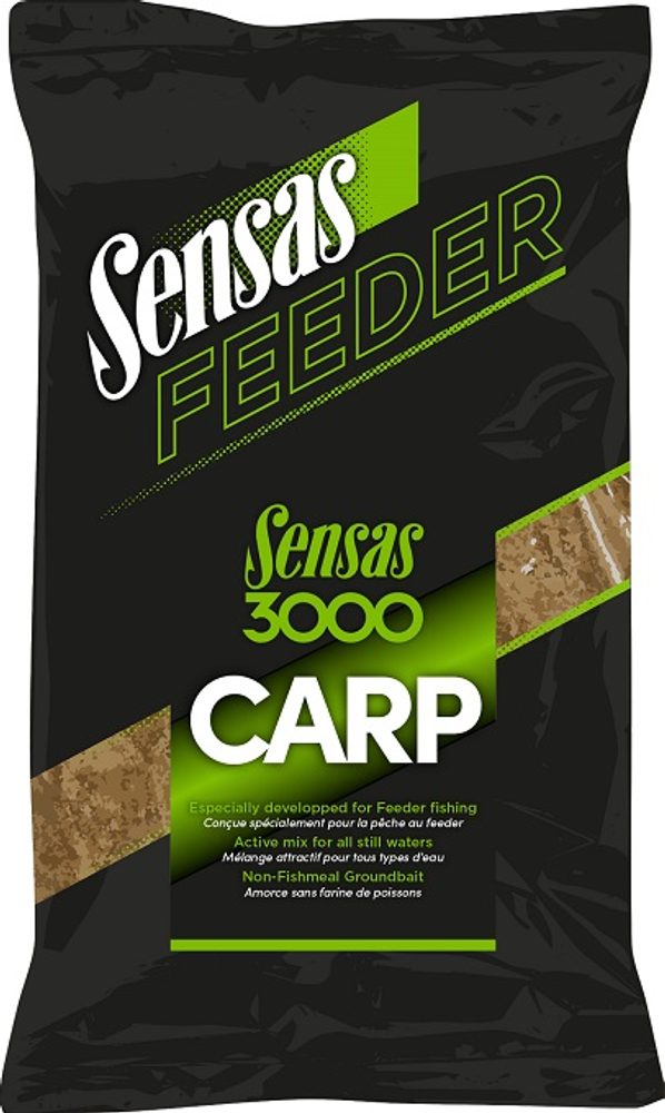 E-shop Sensas Krmítková směs 3000 Feeder 1kg - Carp,Sensas Krmítková směs 3000 Feeder 1kg - Carp