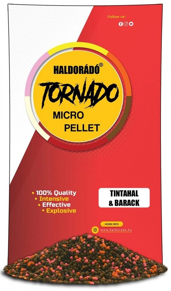 E-shop Haldorádó Pelety Tornado Micro Pellets 2mm 400g - Česnek-Mandle,Haldorádó Pelety Tornado Micro Pellets 2mm 400g - Česnek-Mandle