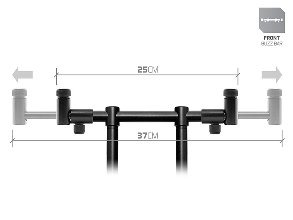 Delphin Přední FlexiMAG hrazda pro 2 pruty ProSTALX BW 25-37cm