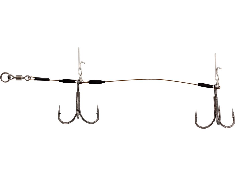 Fotografie Westin Systém na gumové nástrahy Stinger Double 2ks - 15cm 2/0