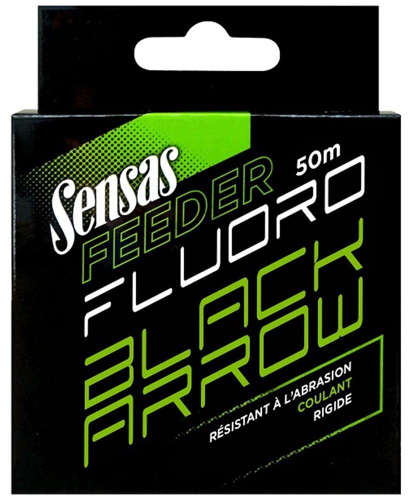 Fotografie Sensas Fluorocarbon Black Arrow 50m - 0,156mm