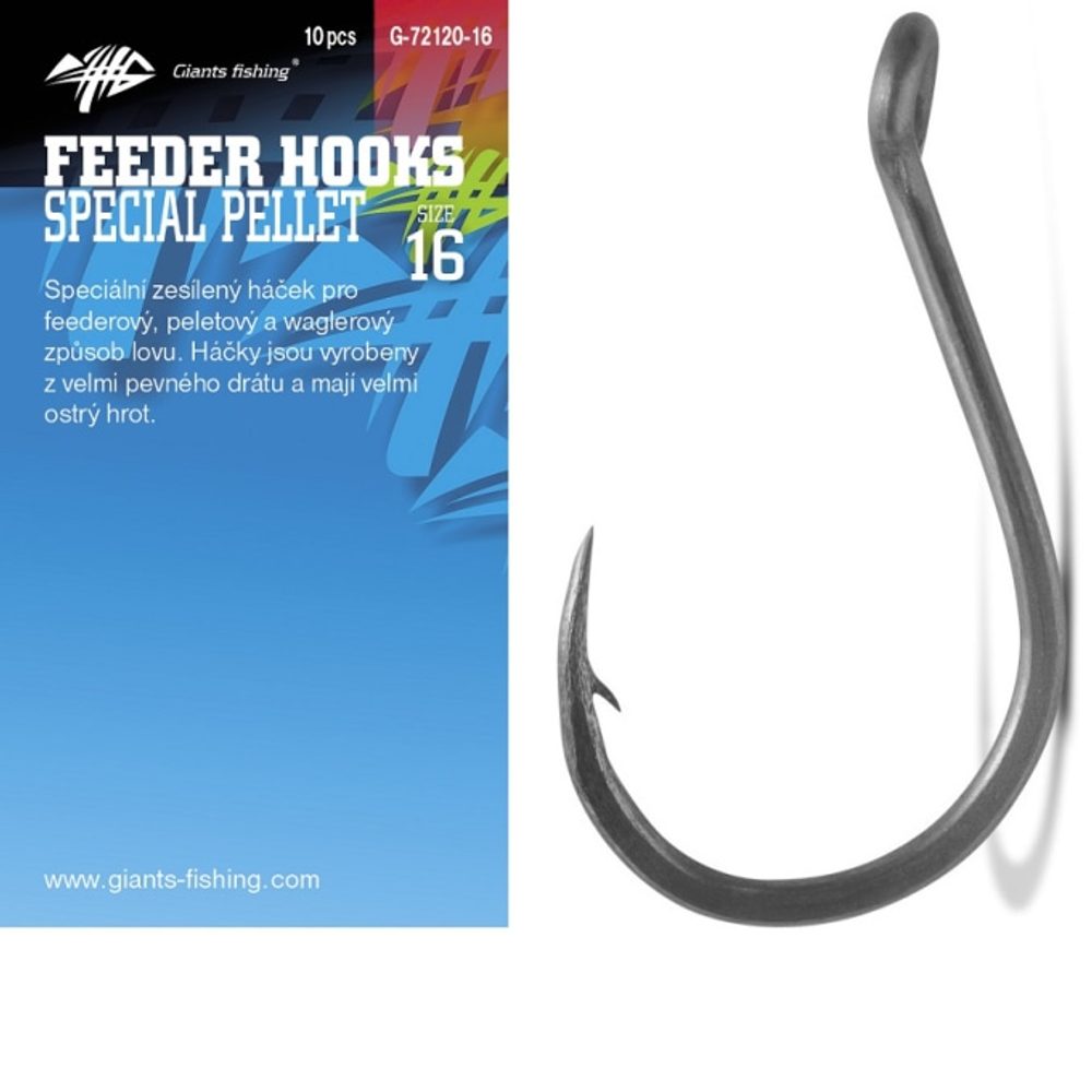 E-shop Giants Fishing Háček s očkem Special Pellet Feeder 10ks,Giants Fishing Háček s očkem Special Pellet Feeder 10ks