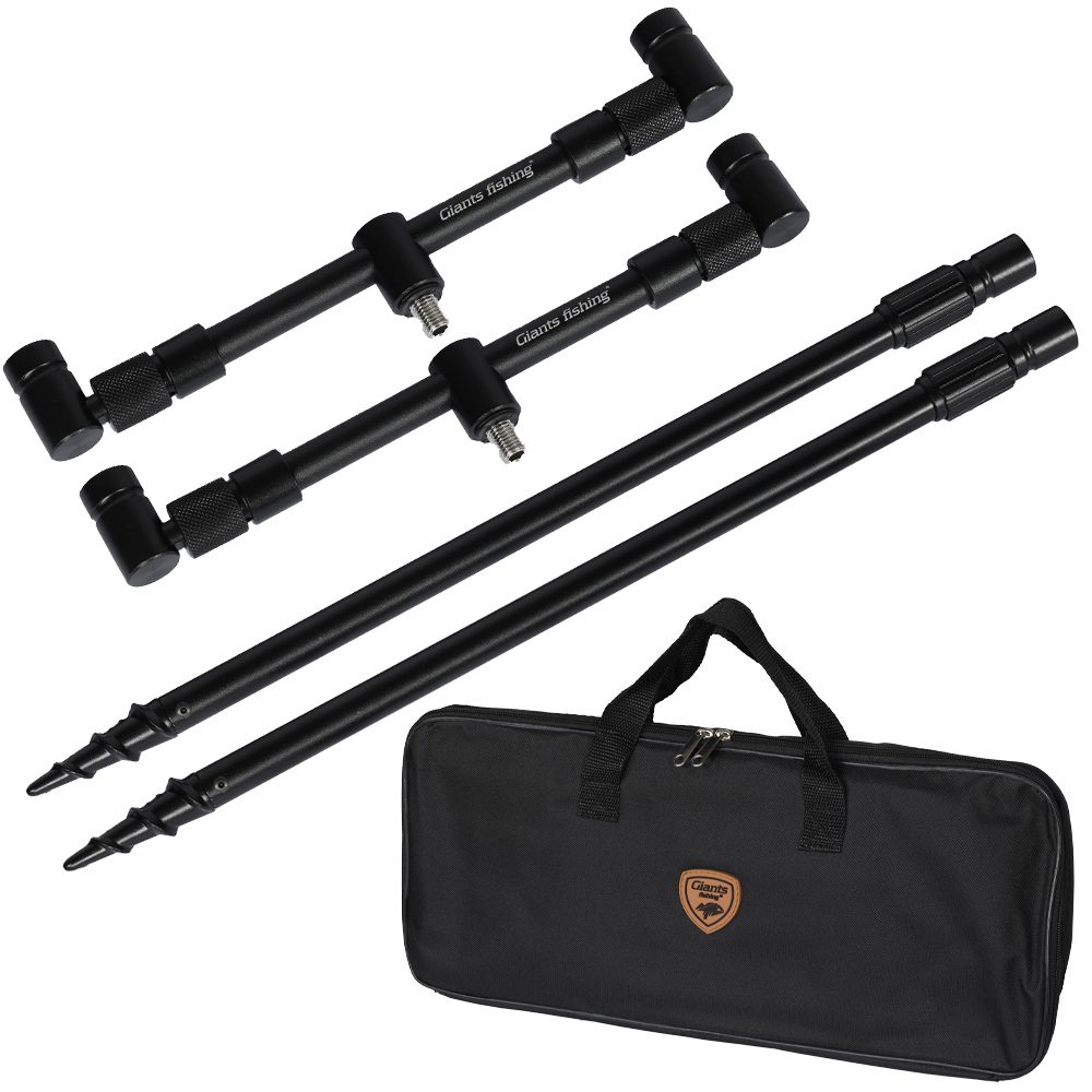 E-shop Giants Fishing Sada hrazd Gaube Buzzer Bar Set 2 Rods Black,Giants Fishing Sada hrazd Gaube Buzzer Bar Set 2 Rods Black