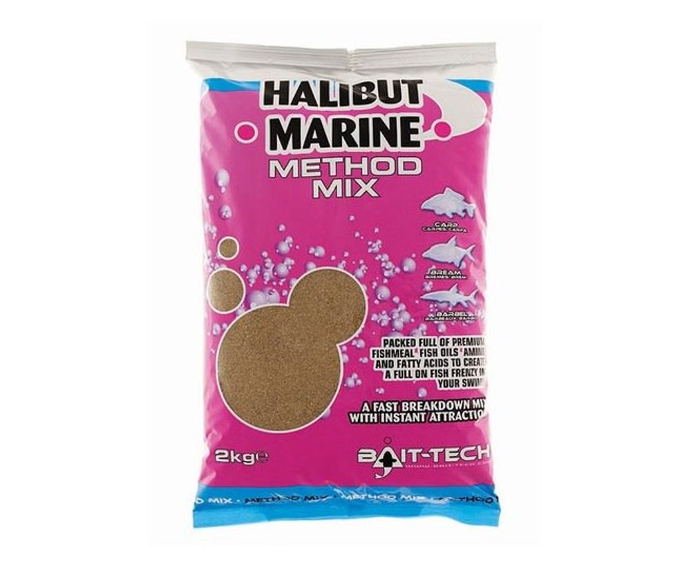 E-shop Bait-Tech krmítková směs Halibut Marine Method Mix 2 kg,Bait-Tech krmítková směs Halibut Marine Method Mix 2 kg