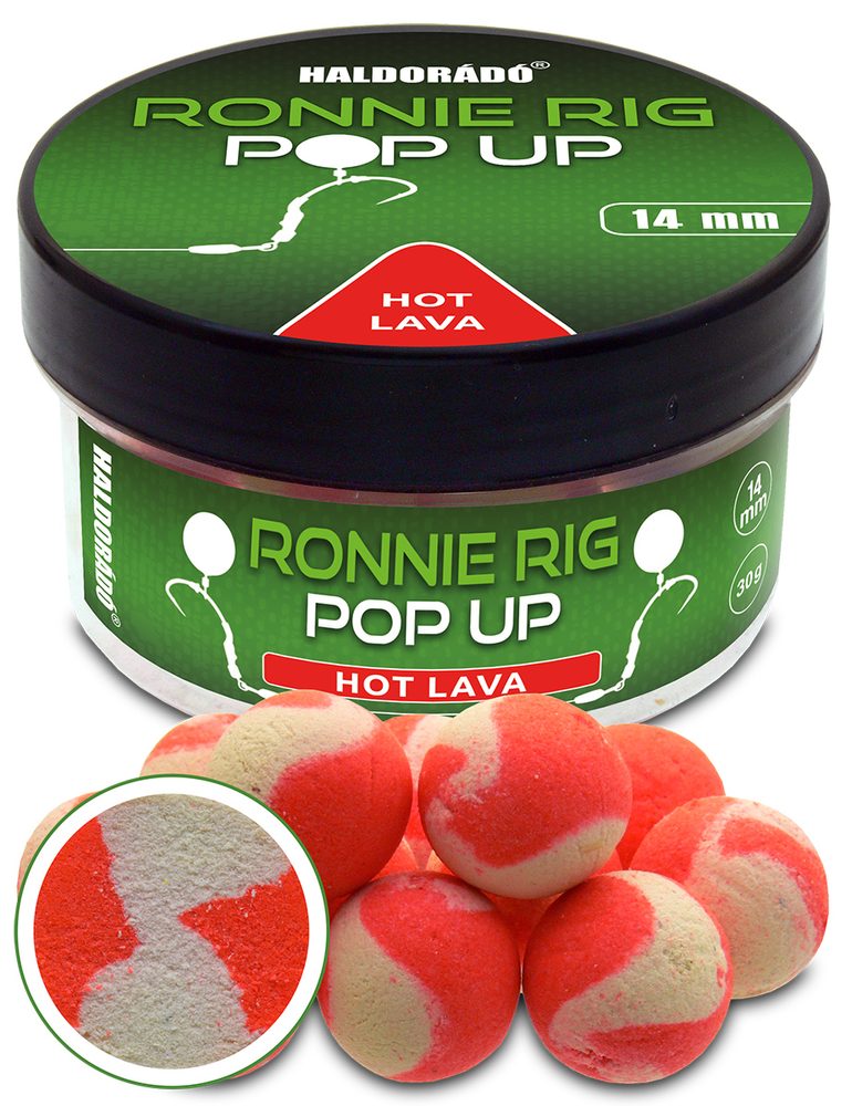 E-shop Haldorádó Pop-Up Ronnie Rig 14mm 30g - Hot Lava,Haldorádó Pop-Up Ronnie Rig 14mm 30g - Hot Lava