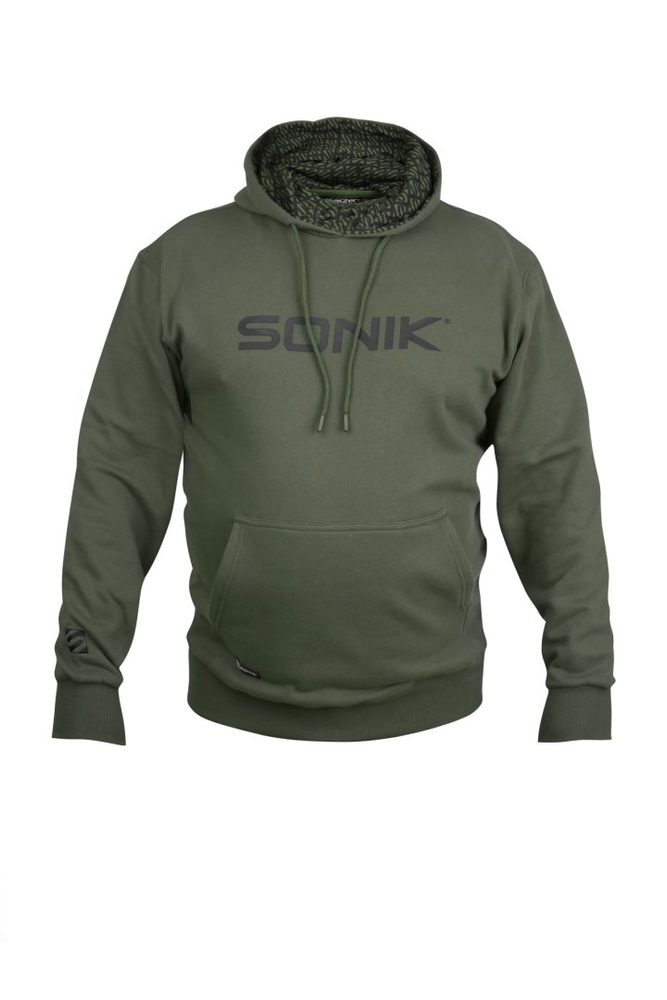 E-shop Sonik Rybářská Mikina Hoody Green - L,Sonik Rybářská Mikina Hoody Green - L