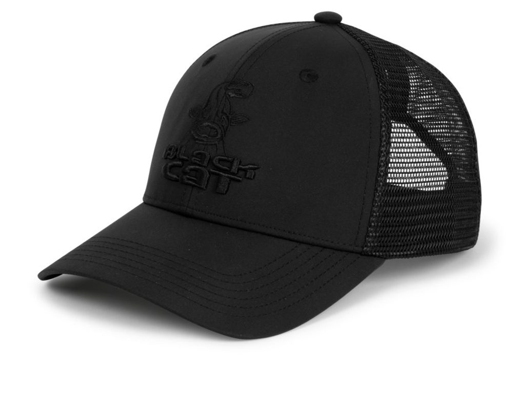 E-shop Black Cat Kšiltovka Black Trucker Cap,Black Cat Kšiltovka Black Trucker Cap