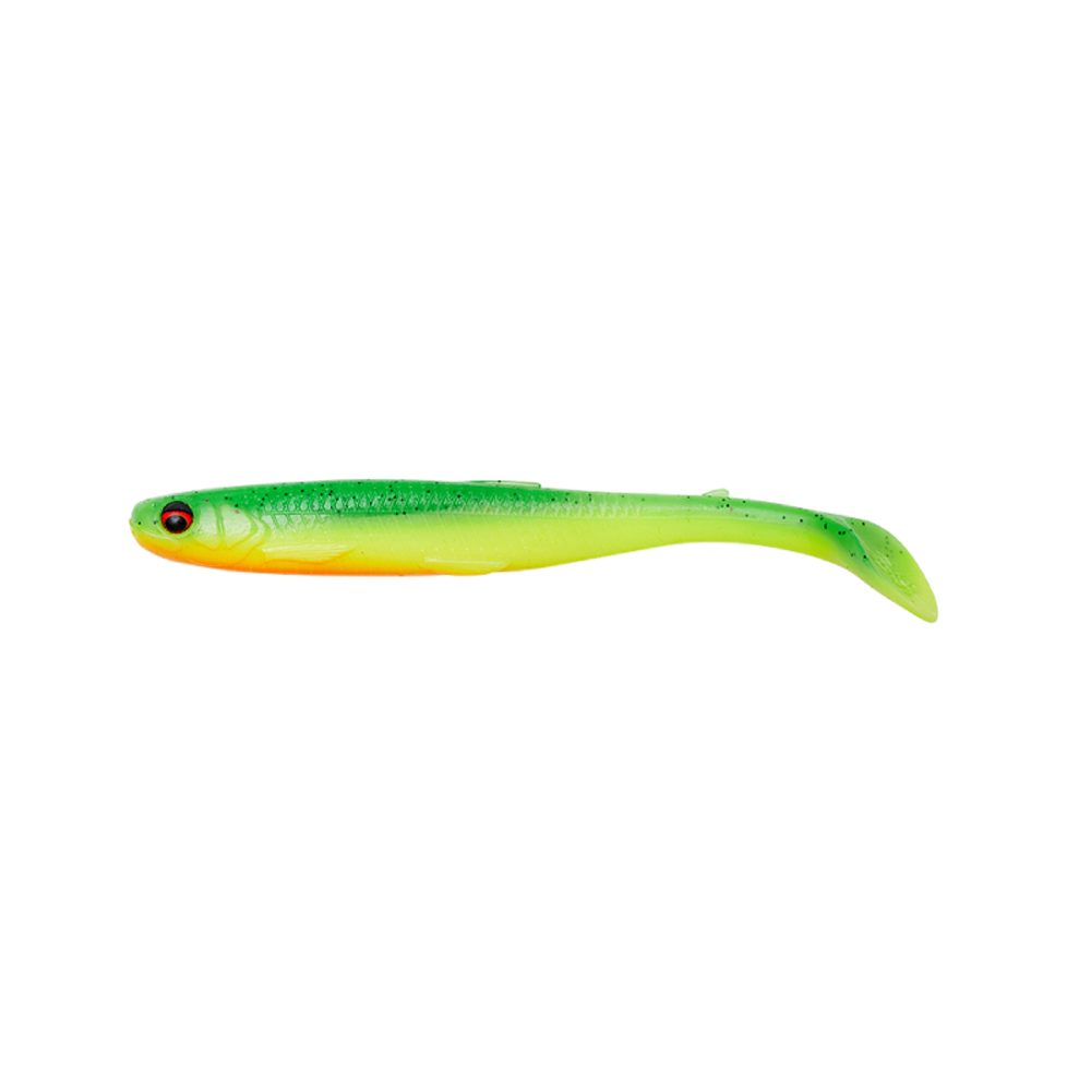E-shop Savage Gear Gumová nástraha Slender Scoop Shad Green Yellow - 11cm 7g,Savage Gear Gumová nástraha Slender Scoop Shad Green Yellow - 11cm 7g