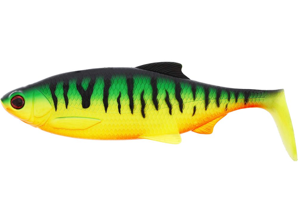 E-shop Westin Gumová nástraha Ricky the Roach Shadtail Firetiger - 10cm 14g,Westin Gumová nástraha Ricky the Roach Shadtail Firetiger - 10cm 14g