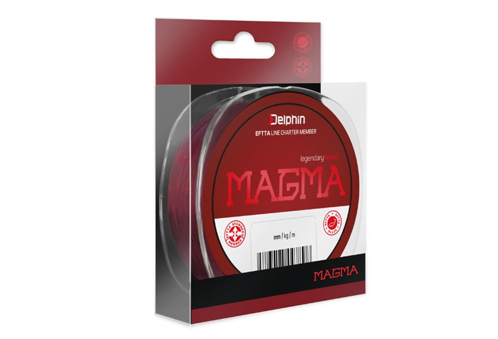 E-shop Delphin Monofil Magma bordový - 0,165mm 2,5kg 200m,Delphin Monofil Magma bordový - 0,165mm 2,5kg 200m